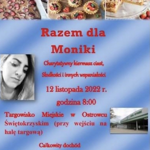 Kiermasz ciast dla chorej Moniki