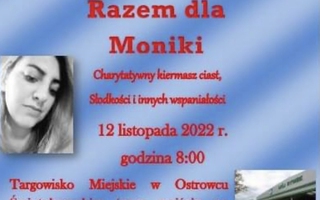 Kiermasz ciast dla chorej Moniki