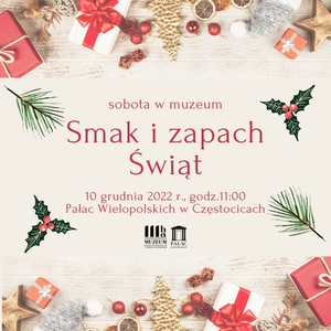 Smak i zapach Świąt – sobota w muzeum