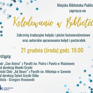 Przedświąteczne kolędowanie w bibliotece