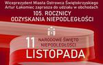 Program uroczystości 105. Rocznicy Odzyskania Niepodległości