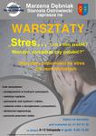 Specjalista nauczy radzenia sobie ze stresem. Zapisy potrwają do końca tygodnia