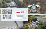 Amfiteatr w Parku Miejskim z nowym zadaszeniem
