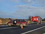 Wypadek na trasie Ostrowiec- Opatów. Dwie osoby odwiezione do szpitala
