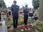 Ostrowieccy policjanci oddali hołd poległemu st.post. Michałowi Prymyczowi