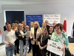 Martyna Bartnik i Kubuś Guzal otrzymali pieniądze zebrane podczas "Balu Dobrych Serc"