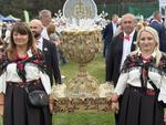 Swojsko i tradycyjnie było na dożynkach powiatowo-gminnych w Ćmielowie