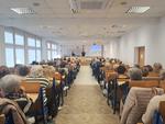 Spotkanie policjantek z seniorami Uniwersytetu Trzeciego Wieku