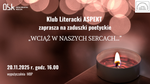 Klub Literacki ASPEKT i Miejska Biblioteka Publiczna zapraszają na zaduszki poetyckie