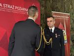 Zastępca komendanta Państwowej Straży Pożarnej przeszedł na emeryturę