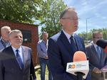 O cenach energii i zagrożeniach dla rynku stali w Polsce rozmawiał w Celsie europoseł Arkadiusz Mularczyk